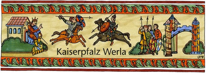 Kaiserpfalz Werla / Aufruf der Homepage zum Thema Königspfalzen